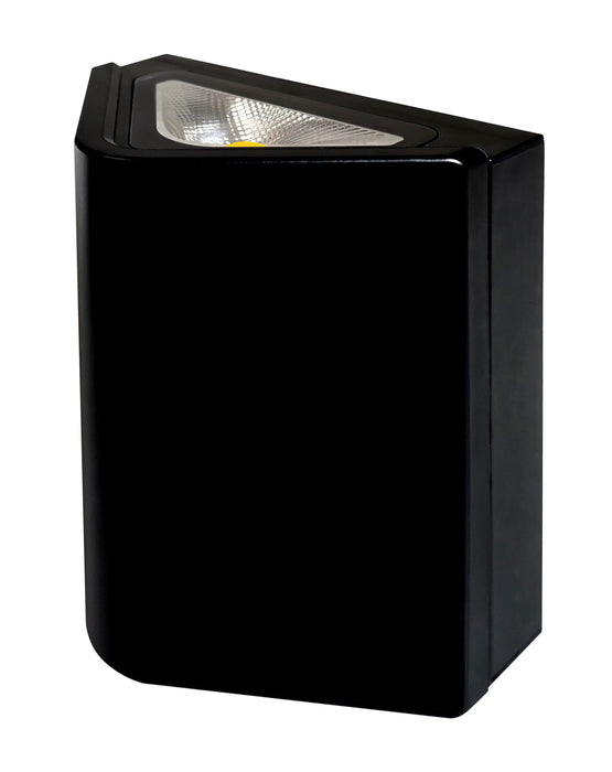 Vynco Metro X Outdoor Vertical Wall Lights Dual 4W 530lm 3000K IP65 Black