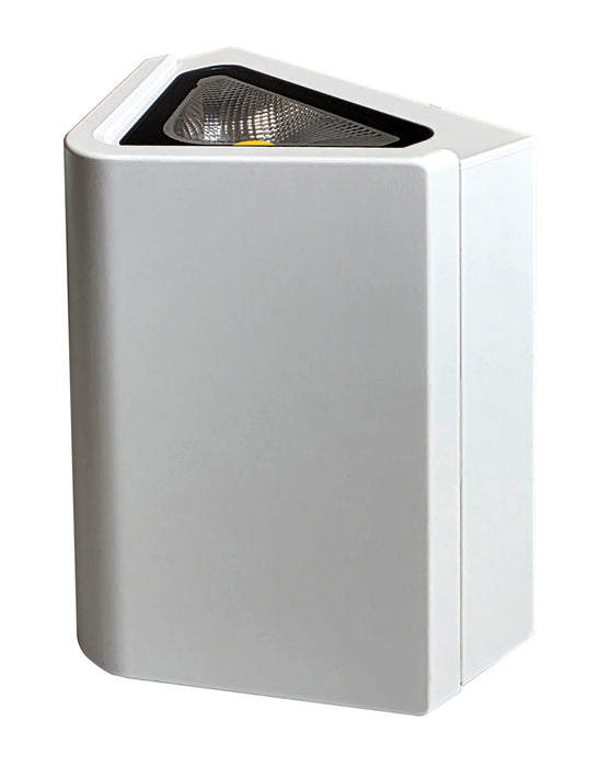 Vynco Metro X Outdoor Vertical Wall Lights Dual 4W 530lm 3000K IP65 White