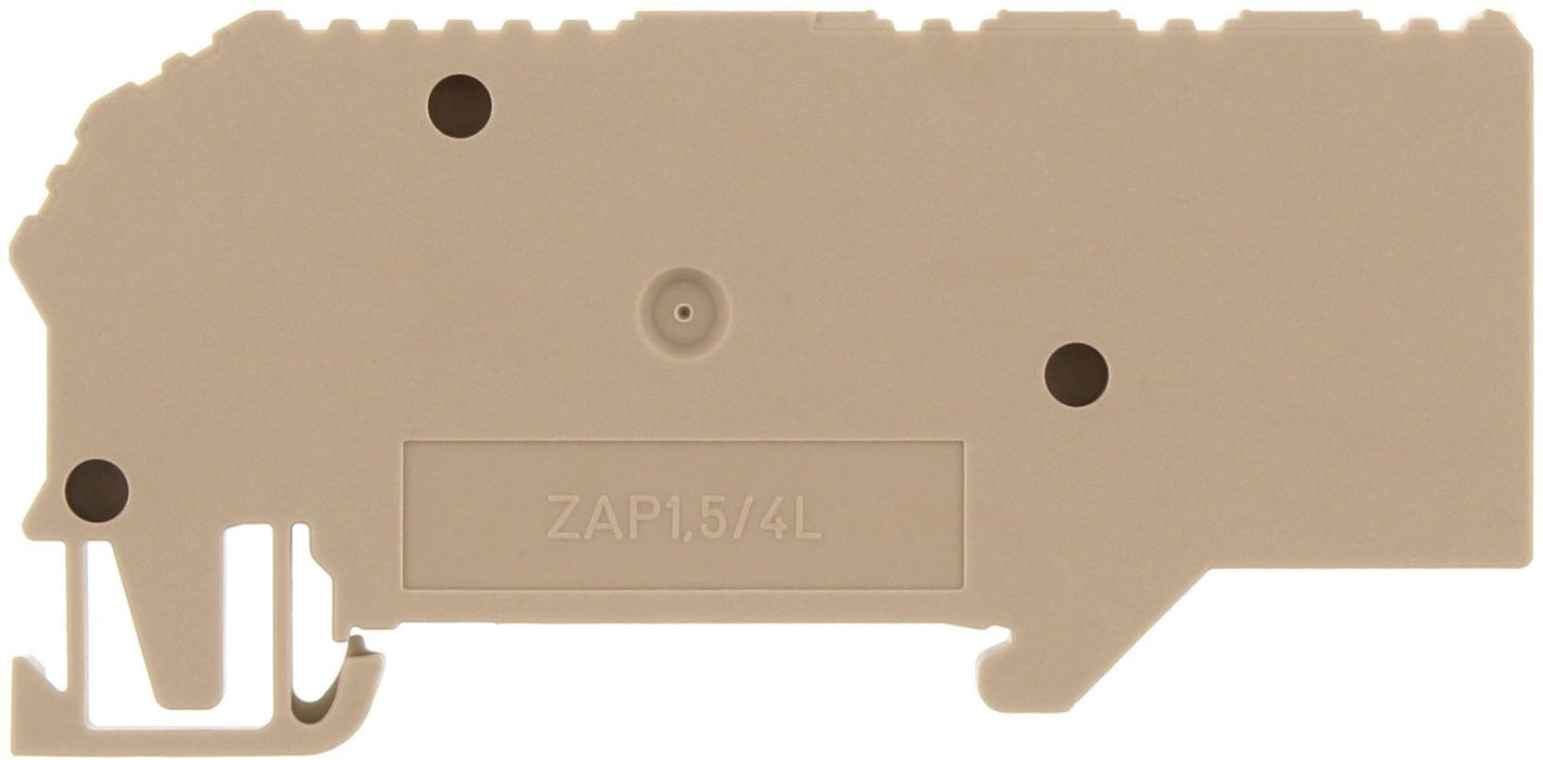 Conta-Clip Zini Zakto 4 Pole Zini Zakto Spring Clamp Terminal End Cover