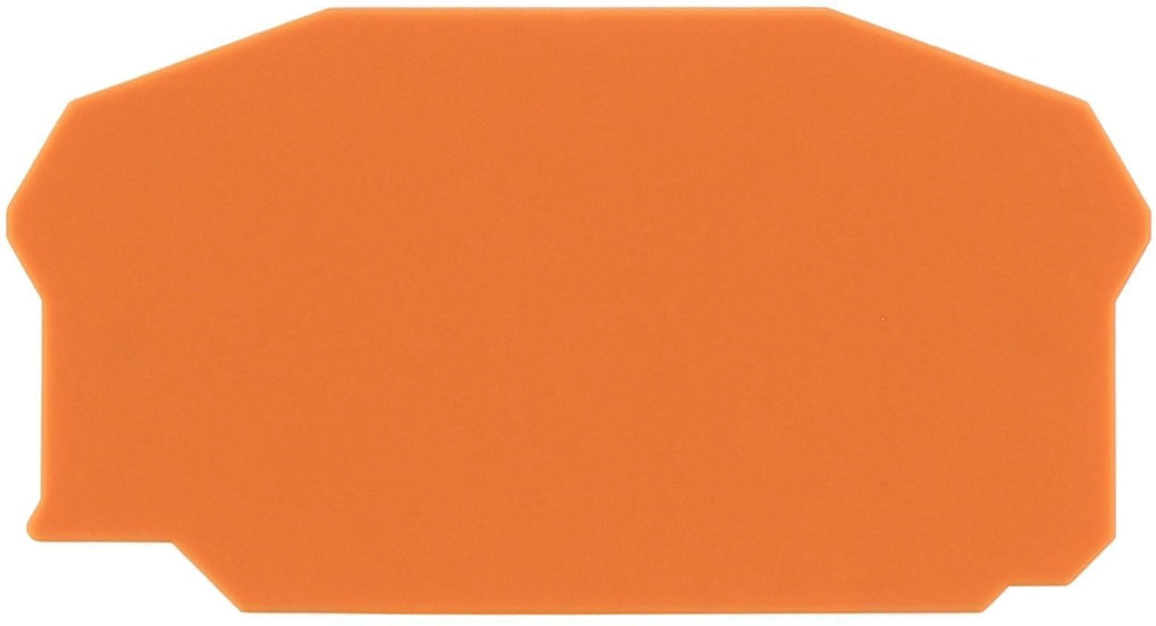 Conta-Clip End Cover for ZRK4/2A Orange
