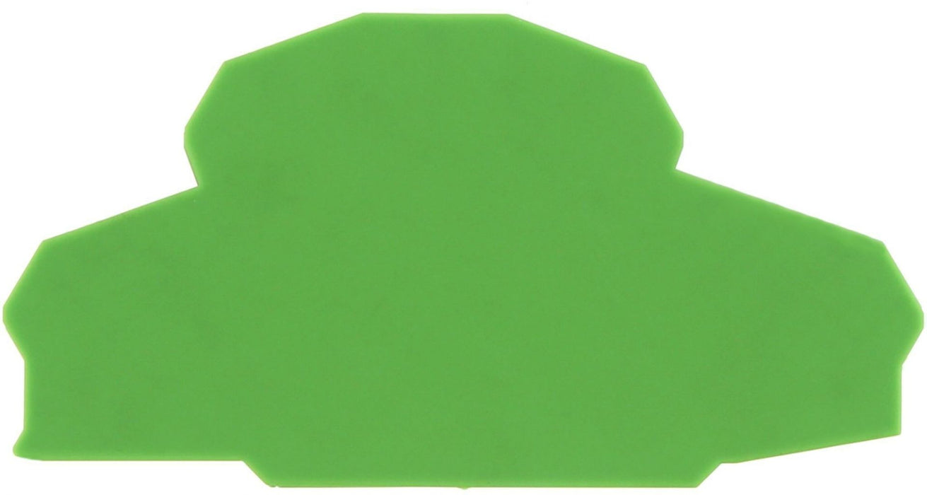 Conta-Clip End Cover for ZSLD2.5 Earth Terminal - Green