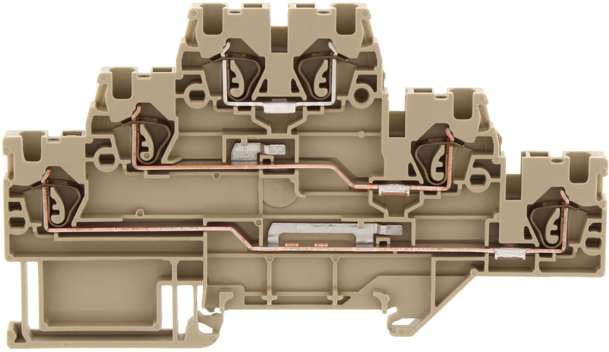 Conta-Clip Three Level 2.5mm Spring Clamp Terminal Block