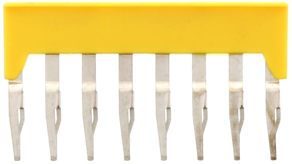 Conta-Clip 8 Pole Push-In Cross Connection Bar for All Z Series 4mm Ter