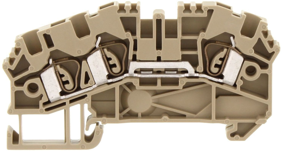 Spring Clamp Terminal Blocks Conta-Clip Single Level 2.5mm 3 Connection Spring Clamp Terminal Block ...