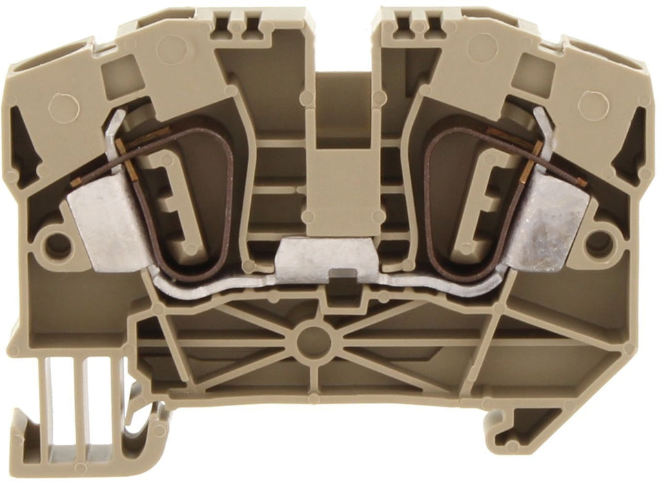 Conta-Clip Single Level 6mm Spring Clamp Terminal Block
