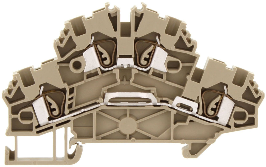 Conta-Clip Dual Level 2.5mm Spring Clamp Terminal Block