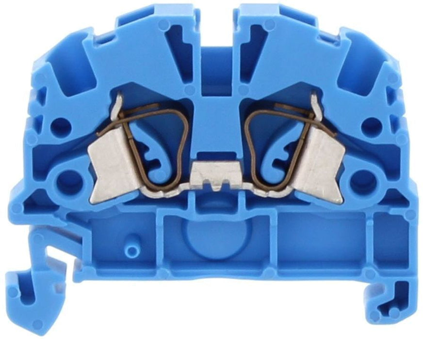 Conta-Clip Single Level 2.5mm Clamp Terminal Block - Small Profile - Bl