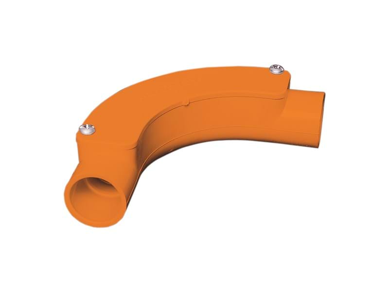 Marley Inspection bend 25mm orange 15.25O
