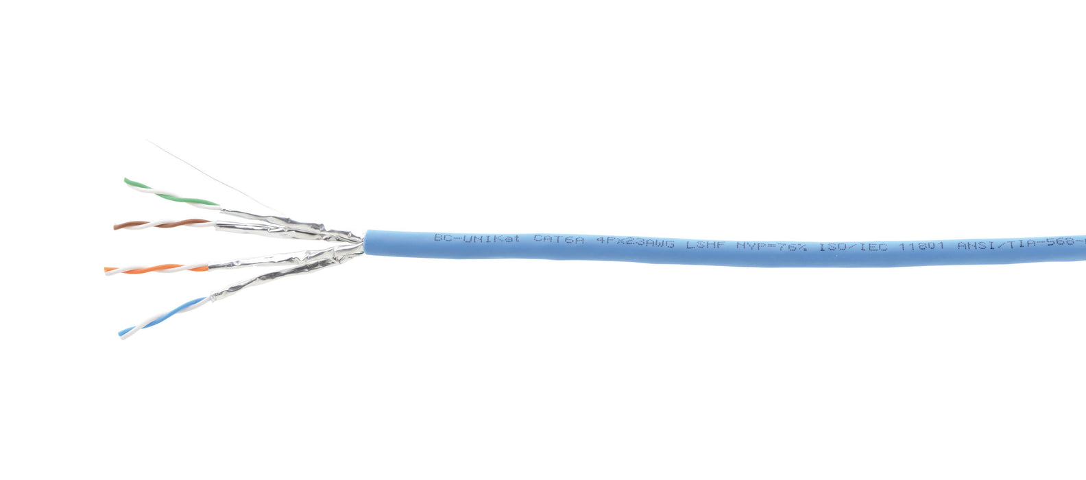 Kramer 'Universal' Cat6A U/FTP Cable for Networking and AV use - BL