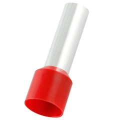Elecsupp SuperLUG Red Bootlace End Terminal 35mm Cable 10Pk