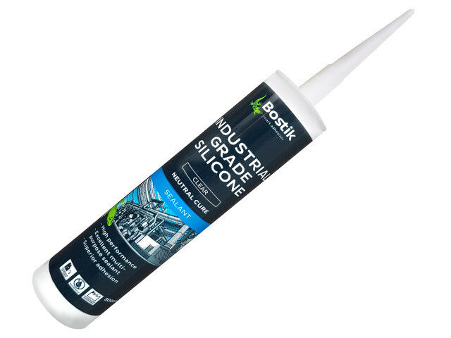 Bostik Industrial Silicone Transparent 300ml Cartridge