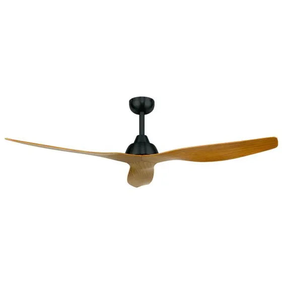 BRILLIANT BAHAMA 52' CEILING FAN-CHARCOAL WITH TIMBER FINISH BLADES