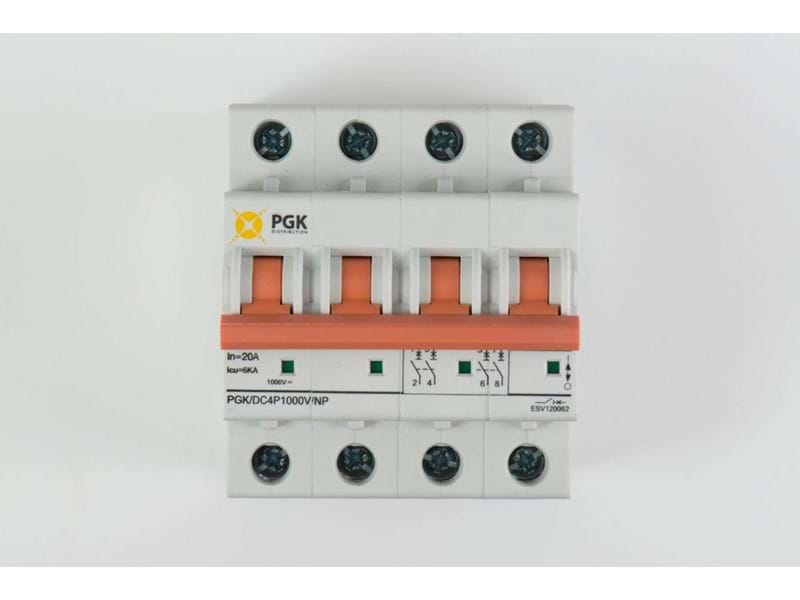 PGK 1000V DC 20A 4P NP Breaker
