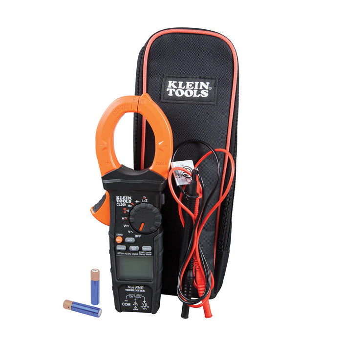 Klein 2000A ACDC Digital Clamp Meter TRMS LoZ NCVT CATIV