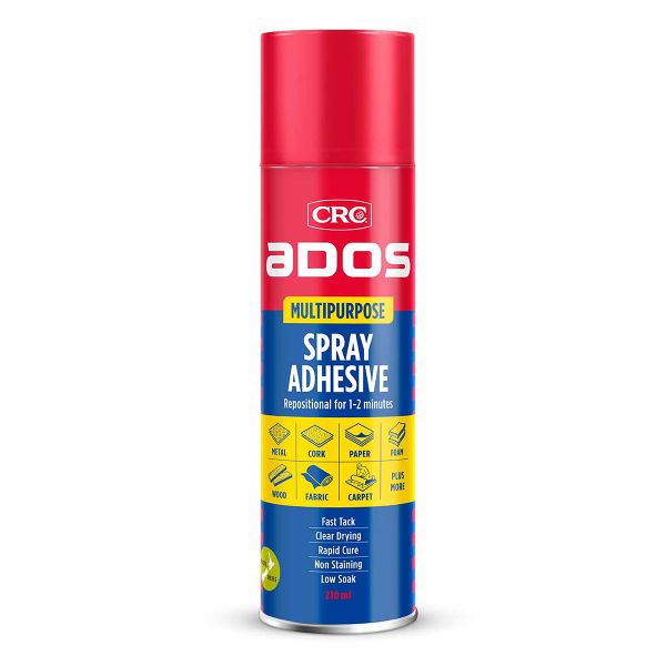 ADOS F2 MULTIPURPOSE SPRAY CONTACT ADHESIVE 210ML
