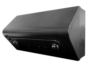 Vynco Metro Outdoor  S/G EXT MET P/P HOR 2G 10A DEEP BLK