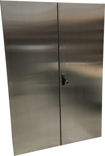 EIC CVS SS304 METAL ENCLOSURE 1800H x 1200W x 400D, 2-DOOR c/w G