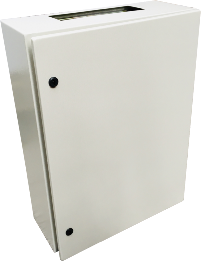 EIC CVS METAL ENCLOSURE 800H x 600W x 200D, 1-DOOR c/w GEAR PLAT