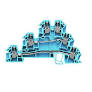 Weidmuller Terminal triple deck DLD2.5/35