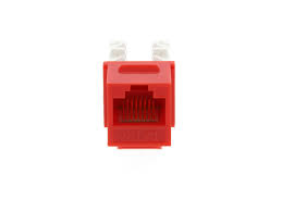 CDY Amdex RJ-45 JACK FOR 110 FACE PLATE CAT5E RED