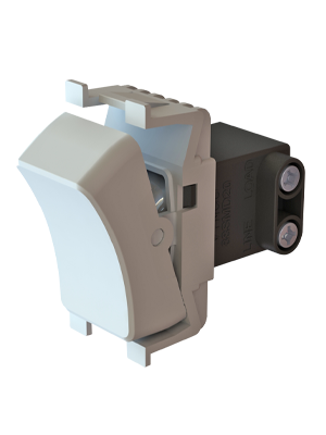 Vynco S/G Village Mech Double Pole 20A White