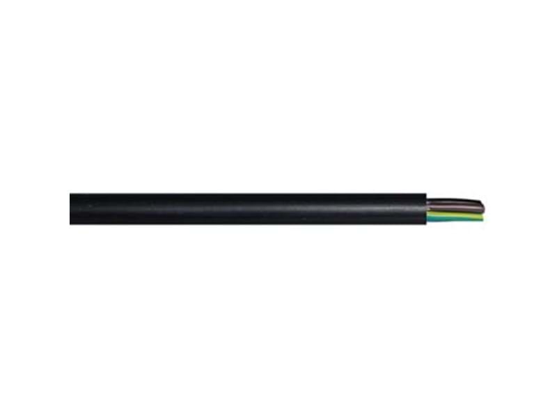 Tycab FMC04/1.5-BK 4X30/.25 OD PVC FLEX:BLACK 1.5mm 4 core flex black