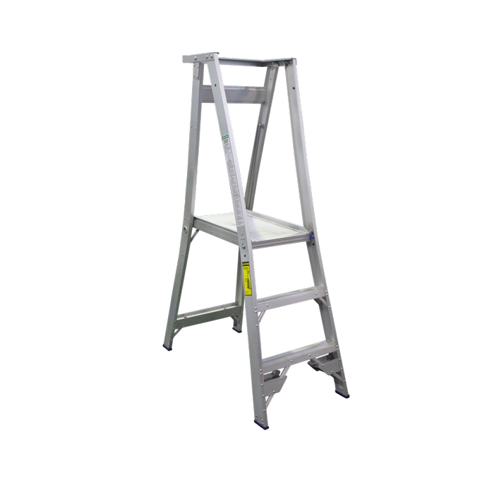 Indalex 0.9M Industrial Alum 180KG Pro Series Platform Ladder