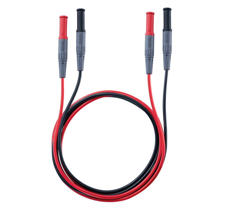 Testo Set lead extensions (straight plug)