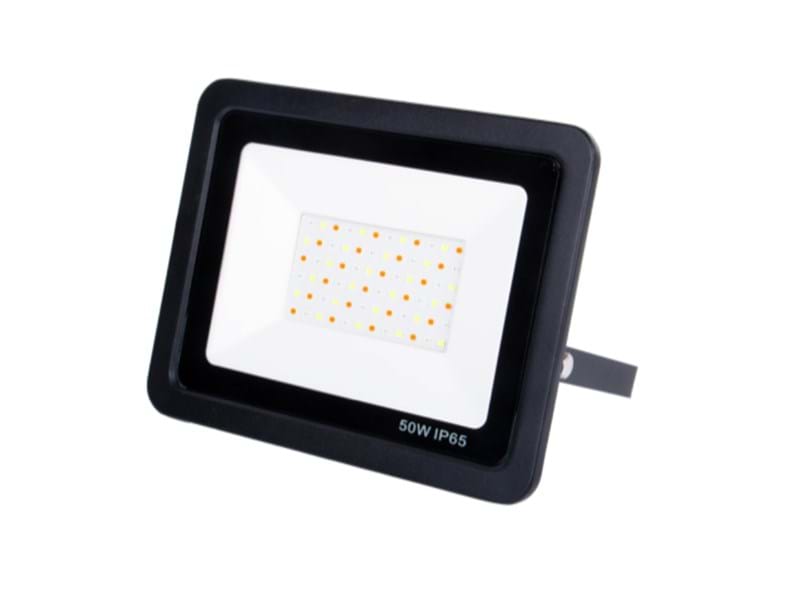 Lumax Floodlight 50 Watt 4000K IP65 RGB Colour Changing with Remote Black