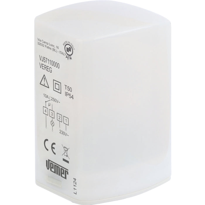 Vemer External Adjustable Twilight Switch (IP54), 10 Amp Sin