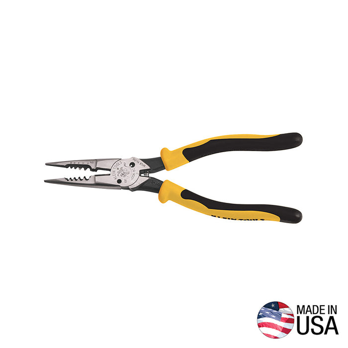 Klein J206-8C All-purpose 8' Long Nose Plier Strippers