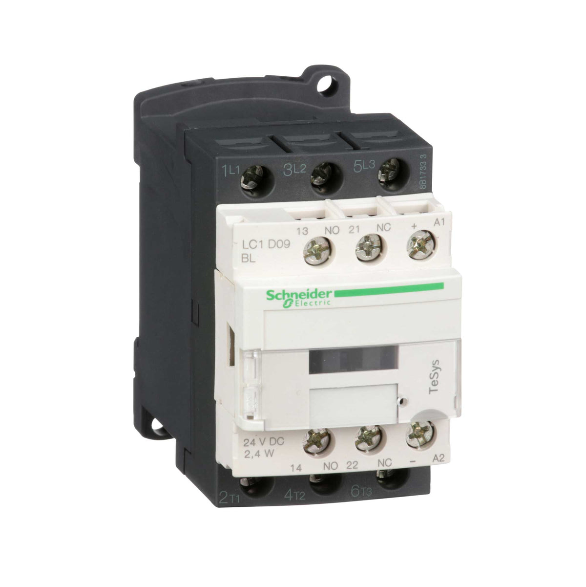 Schneider Contactor 9A NO+NC 2.4W 24V DC — Scott Electrical