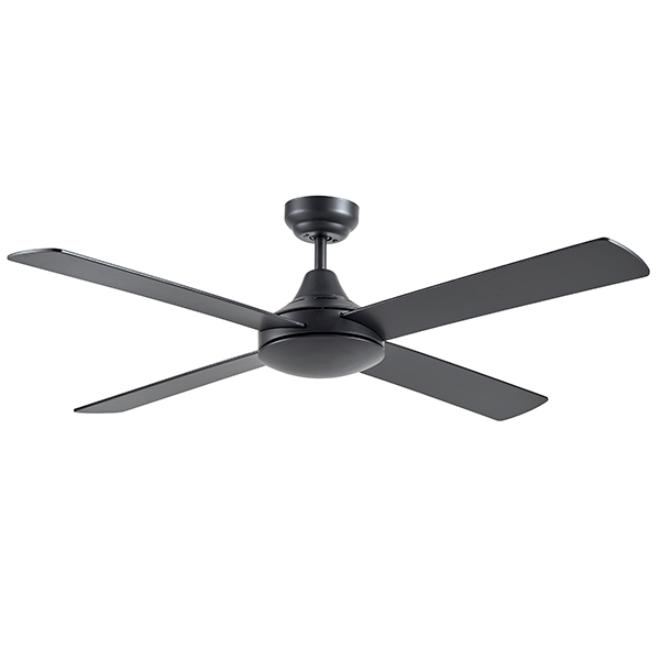 Pure 1220mm 4 Blade Ceiling Fan only 3 Speed Wall Control & Light