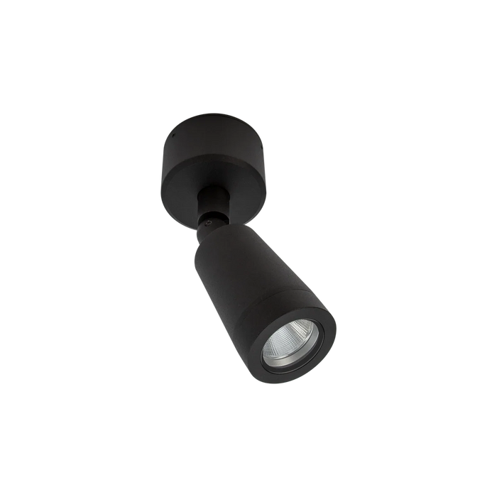 Halcyon EXT LED SPOT TILT/ROTATE 9W Pri:240V C/W DIM DRI WW-BL