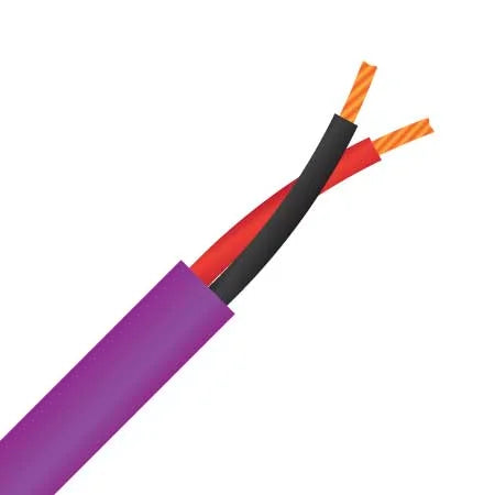 Maser Speaker Cable 2core 2.1mm Violet