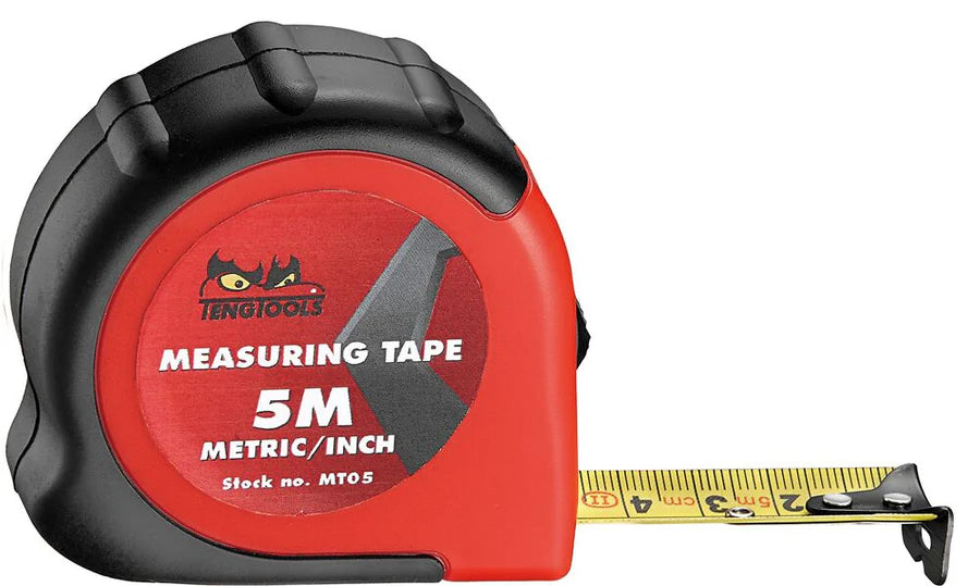 TENG 5M/16FT MEASURING TAPE MM/IN (ABS CASE)