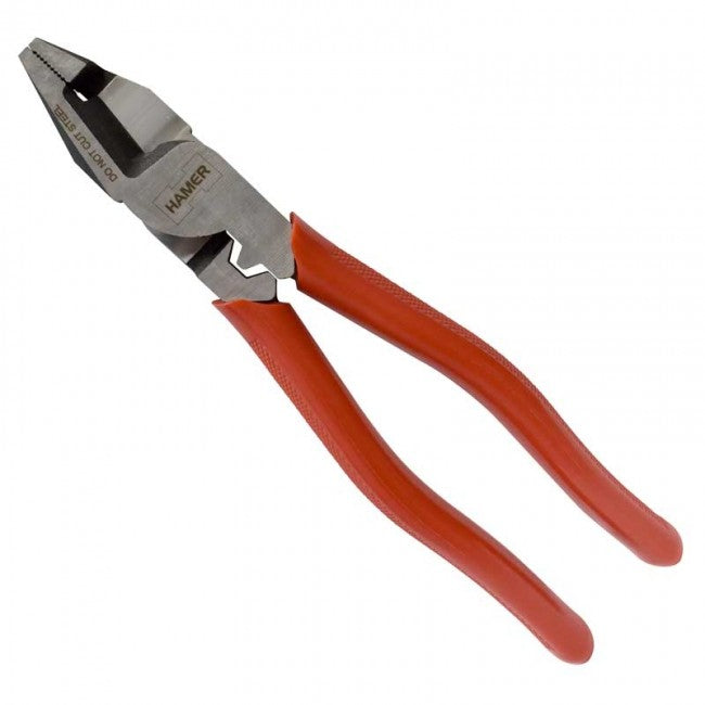 Pliers  8.5in w/Crimp Cross Cut with Moulded Grip