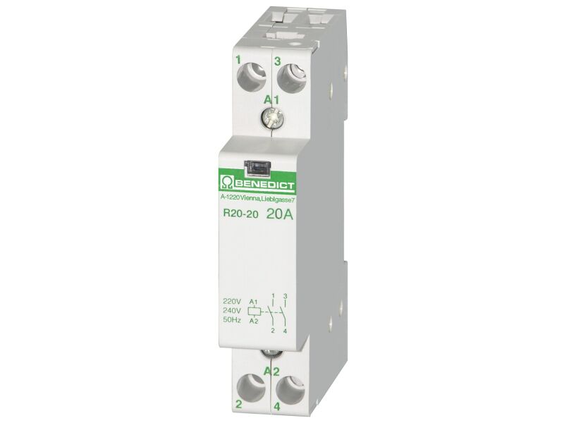 Benedikt & Jager Contactor relay din 20A 24V