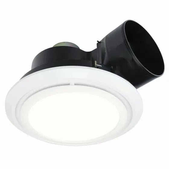 BRILLIANT TALON LED 325MM ROUND EXHAUST FAN WITH LED LIGHT - WHITE