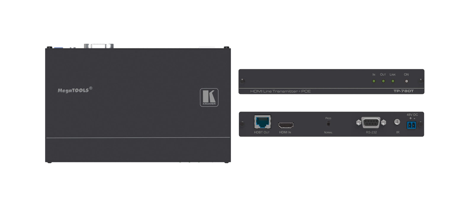 Kramer 4K UHD HDMI, Bidirectional RS-232 & IR over HDBaseT Twisted
