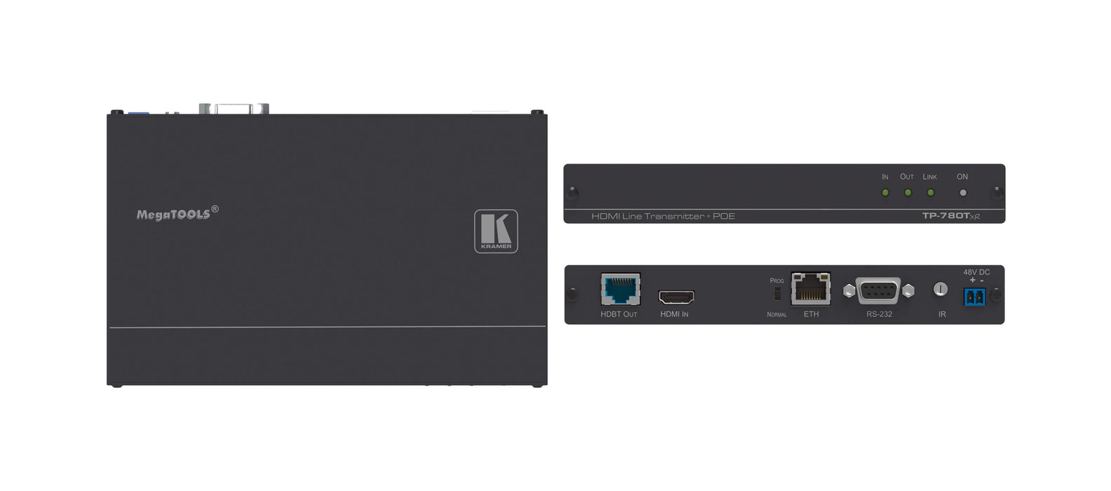 Kramer HDMI, POE, RS-232, ETH & IR over HDBaseT Twisted Pair Transm