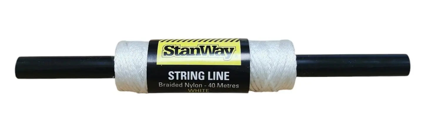 #40 WHITE BRAIDED STRING LINE - 40m