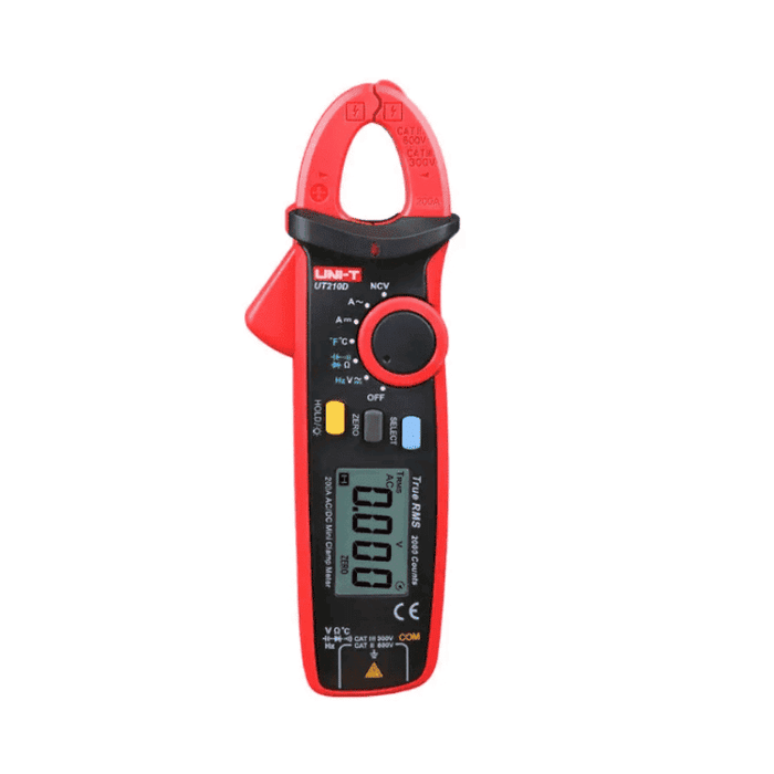 Uni-T UT210D AC/DC Mini Clamp Meter + Temperature Measurement