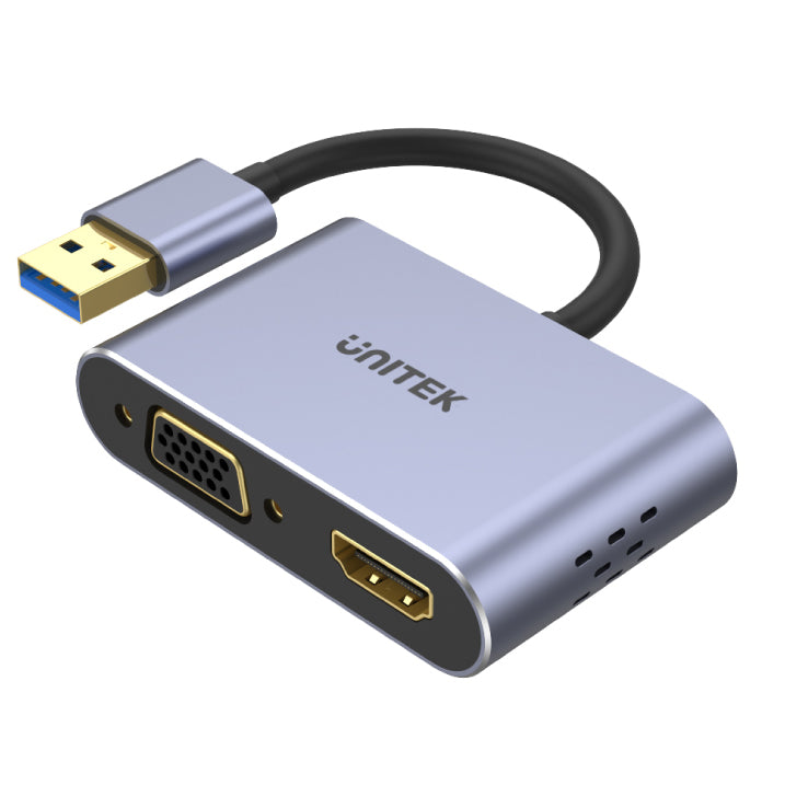Scott Usb CDL Unitek USB-A to HDMI 2.0 & VGA — Scott Electrical
