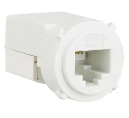 Hager Cat5E Data Mech White