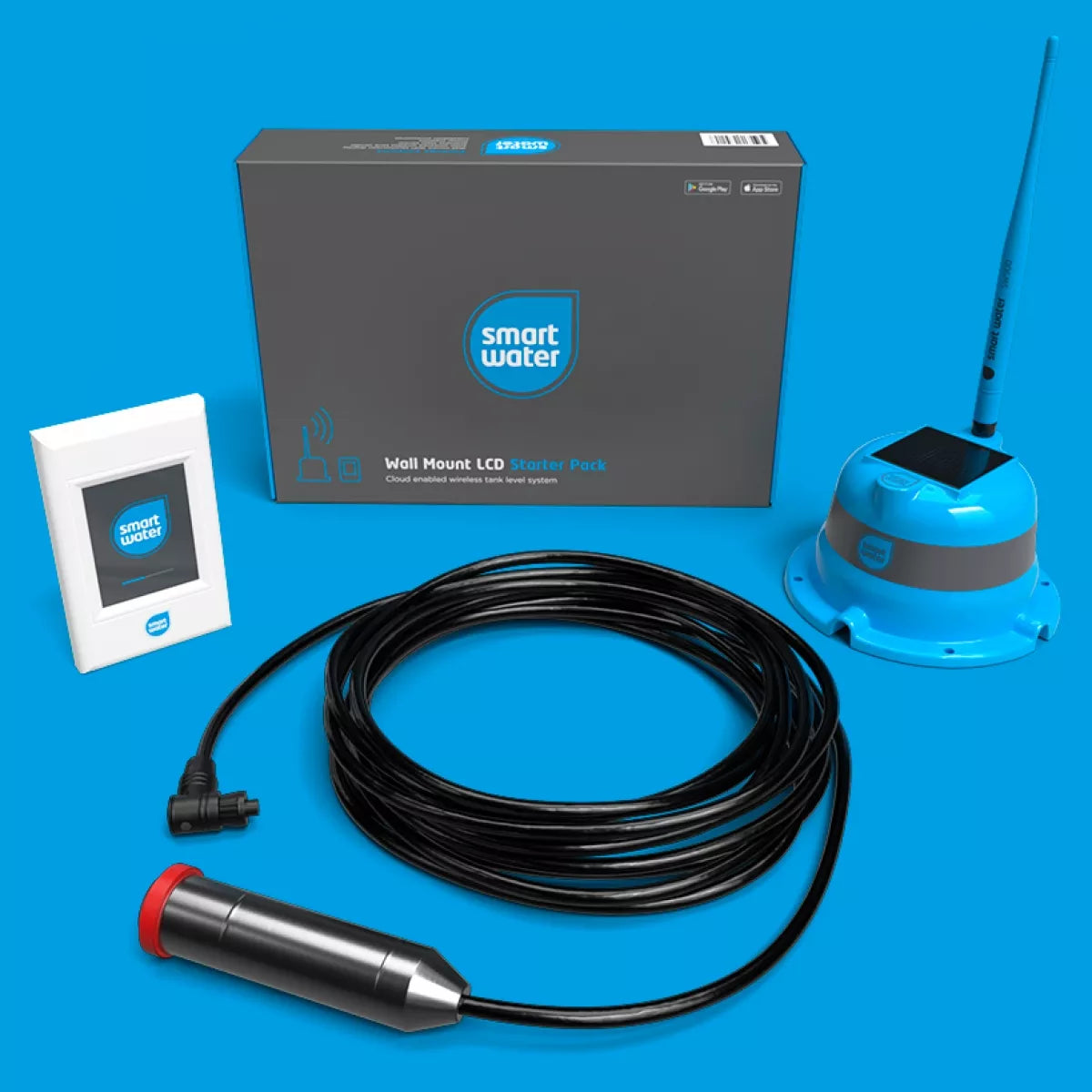 Starter Pack with Wall Mount WiFi LCD Keypad, 10M Sensor — Scott Electrical